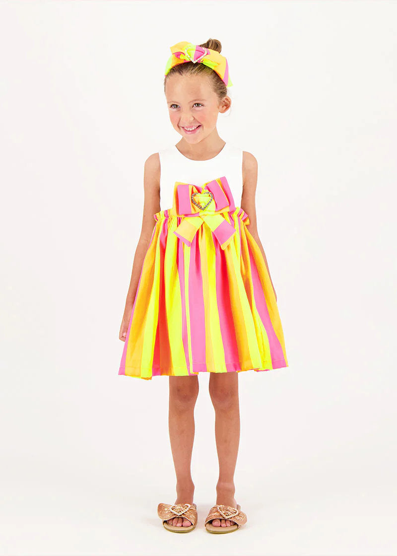 Genius Striped Dress Neon Multi_GENIUS_Neon Multi_02