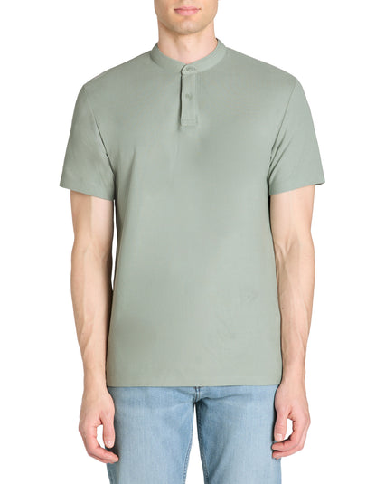 Celio_Grey Regular 100% Cotton PiquŽ Polo Shirt_GESOHEL_GREENISH GREY_02
