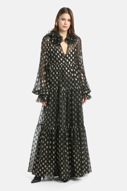 Luisa Spagnoli_Var Nero Oro_Gestionale - Silk Gown Ð Fashion Show_GESTIONALE_3947_02