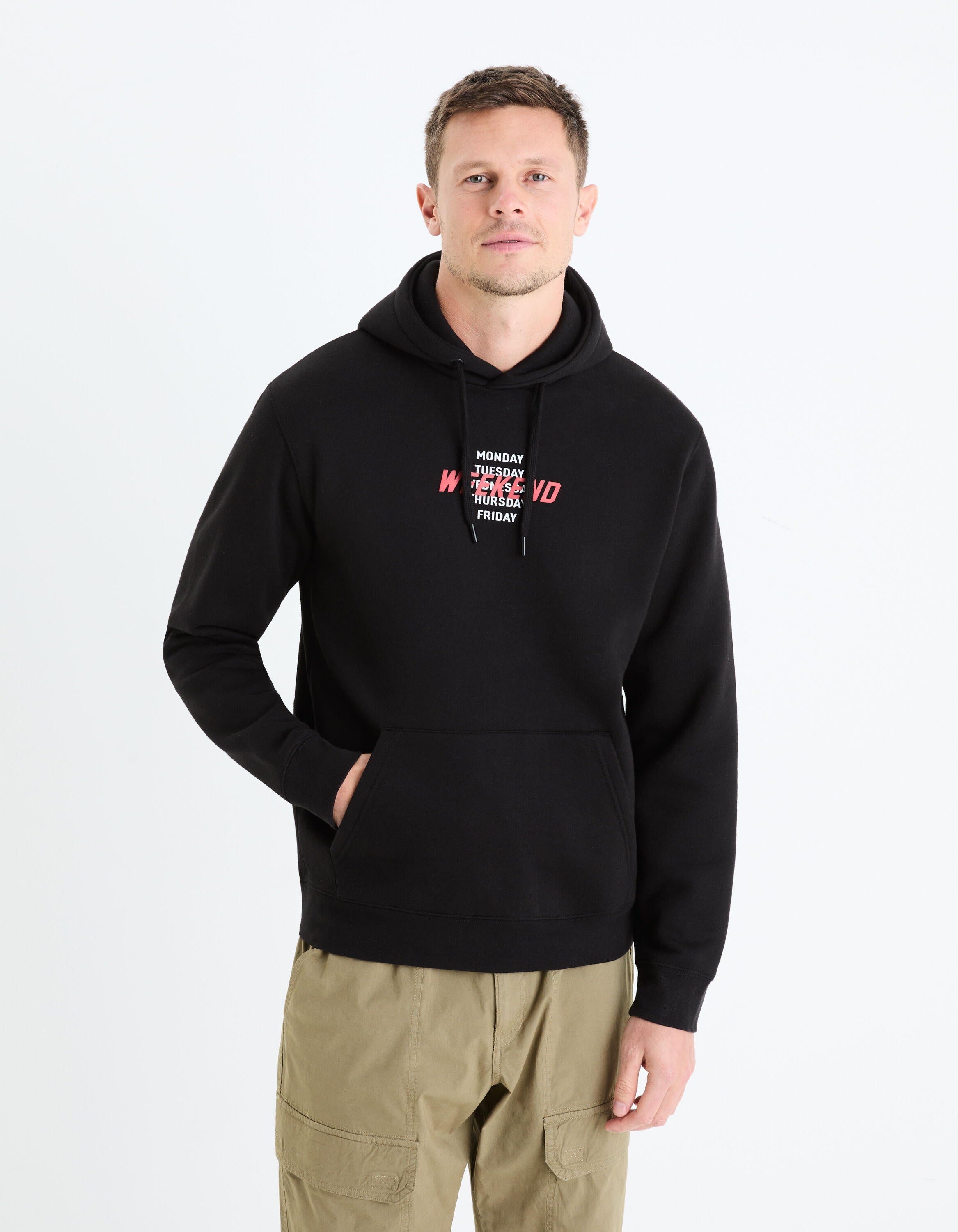 Straight Cotton Blend Hoodie_GEXEND_BLACK_03