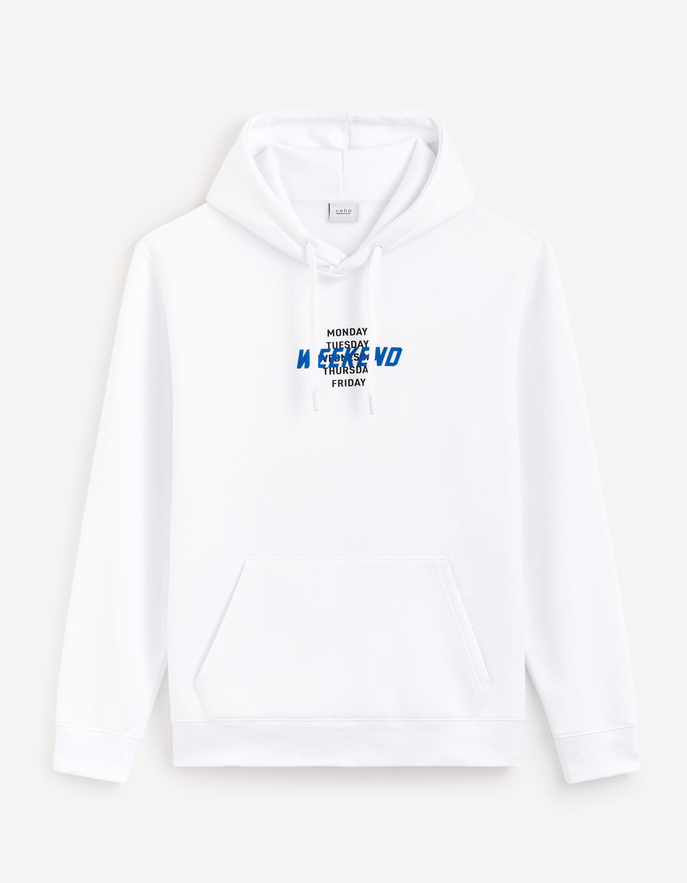 Straight Cotton Blend Hoodie_GEXEND_OPTICAL WHITE_01