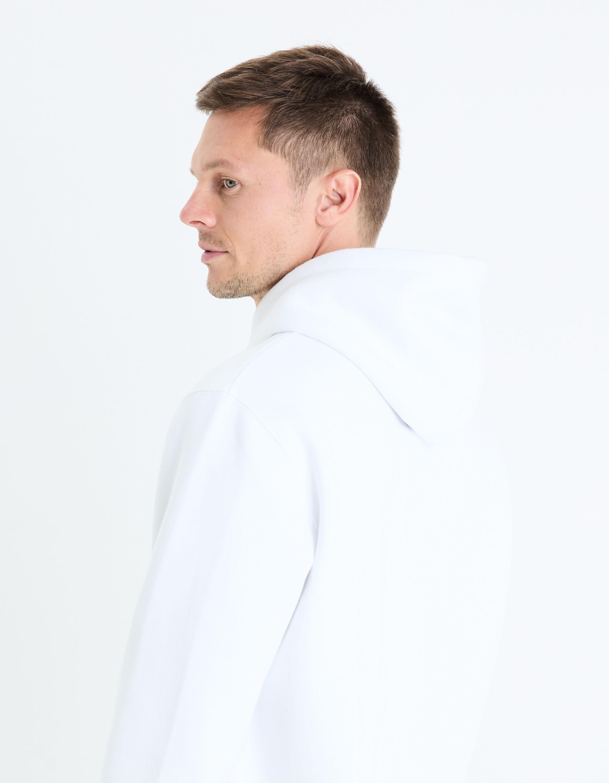 Straight Cotton Blend Hoodie_GEXEND_OPTICAL WHITE_04