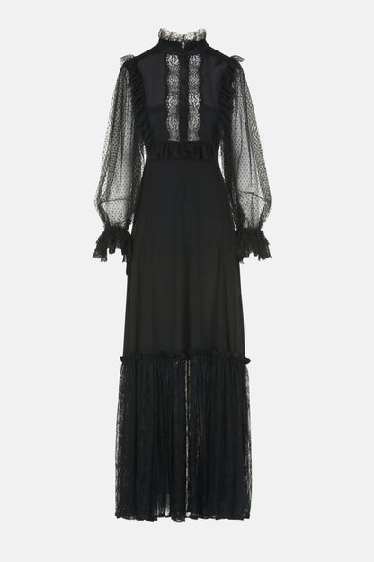 Luisa Spagnoli_Nero/Nero_Gibellina - Elegant Gown_GIBELLINA_0101 0101_07