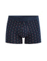 Stretch Cotton Boxer Shorts - Navy_01