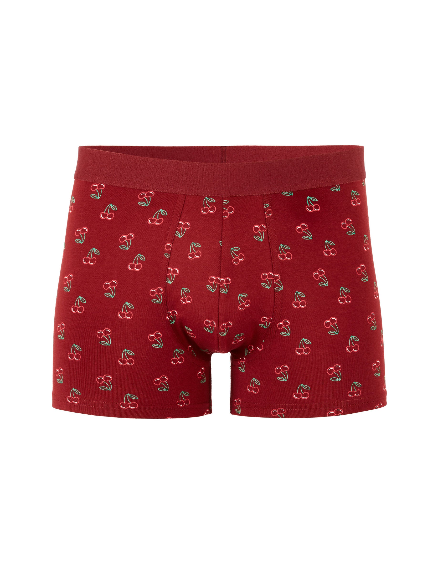 Boxer With Neon Cherry Patterns - Red_01