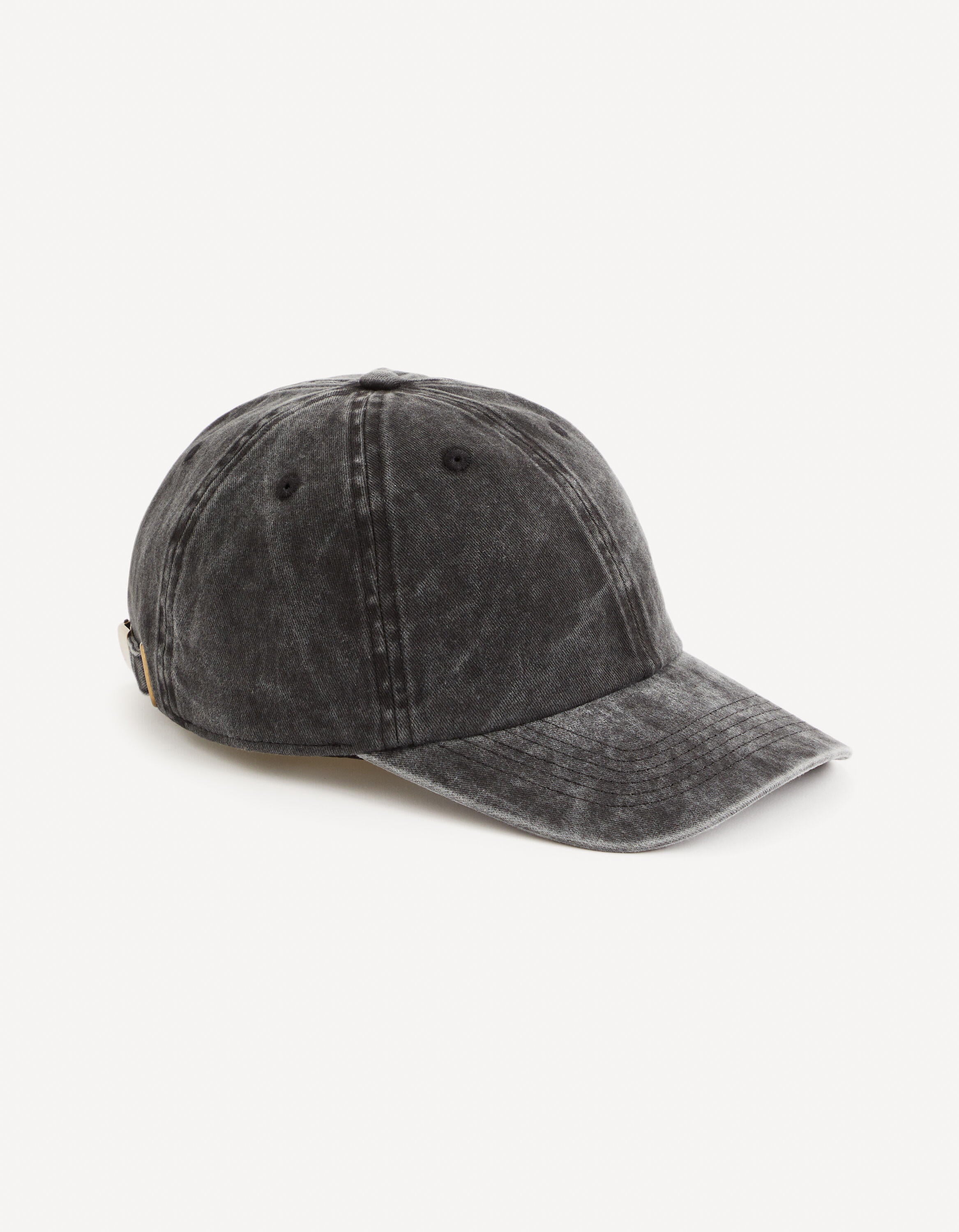 100% Washed Cotton Cap_GICAPWASH_BLACK_01