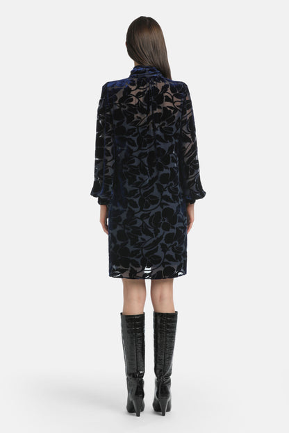 Luisa Spagnoli_Blu_Giga - Elegant Short Dress_GIGA_1242_02