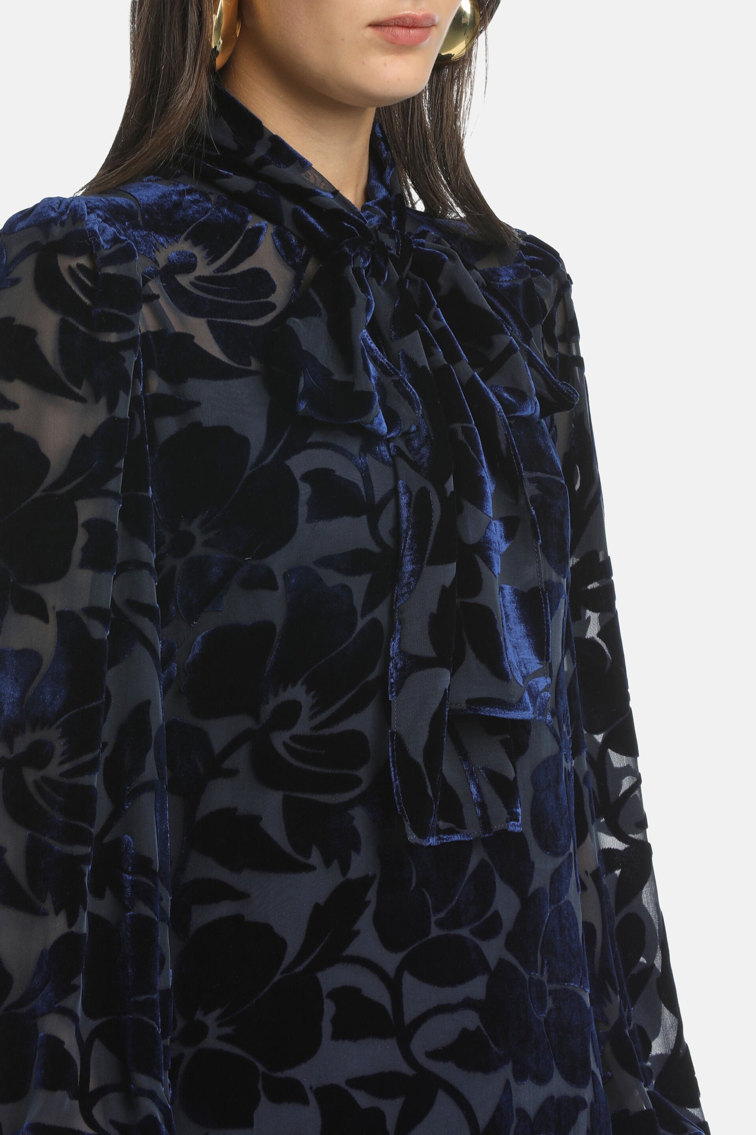 Luisa Spagnoli_Blu_Giga - Elegant Short Dress_GIGA_1242_03