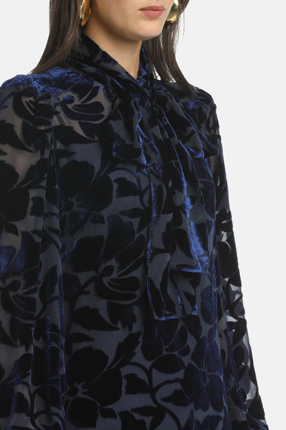 Luisa Spagnoli_Blu_Giga - Elegant Short Dress_GIGA_1242_03