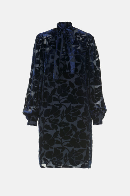 Luisa Spagnoli_Blu_Giga - Elegant Short Dress_GIGA_1242_05