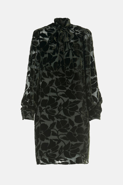 Luisa Spagnoli_Verde Militare_Giga - Elegant Short Dress_GIGA_1749_06