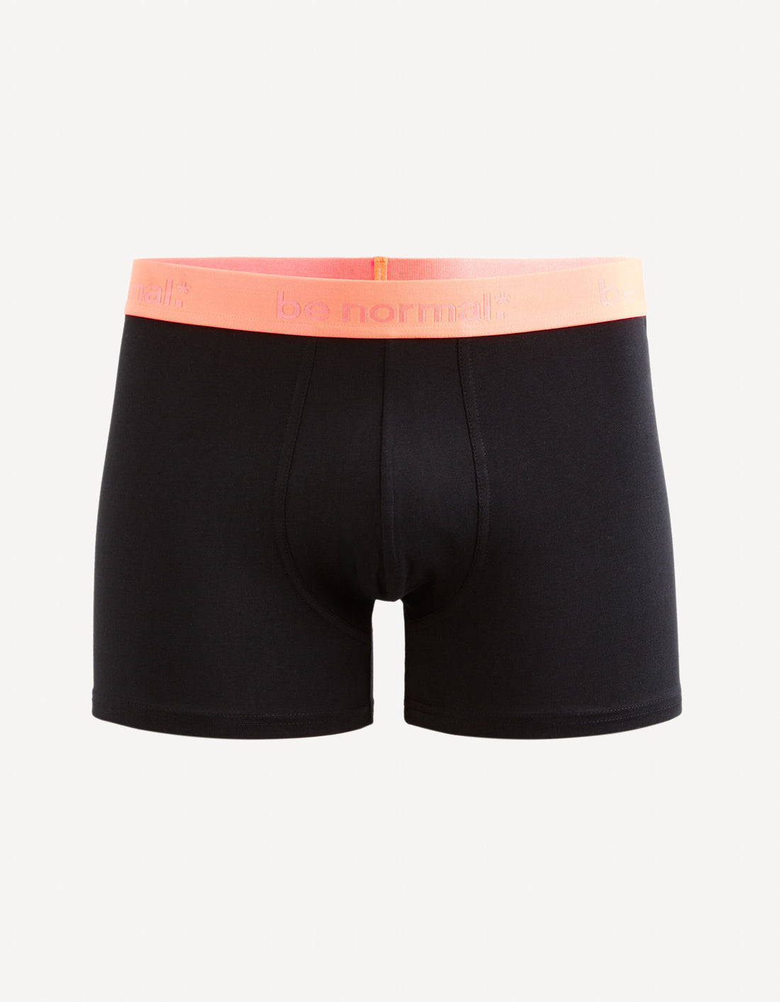 Fluo Stretch Cotton Belt Boxer Shorts - Orange_01