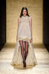 Luisa Spagnoli_Cream Gold_Giubileo - Minidress With Train Ð Fashion Show_GIUBILEO_3916_01