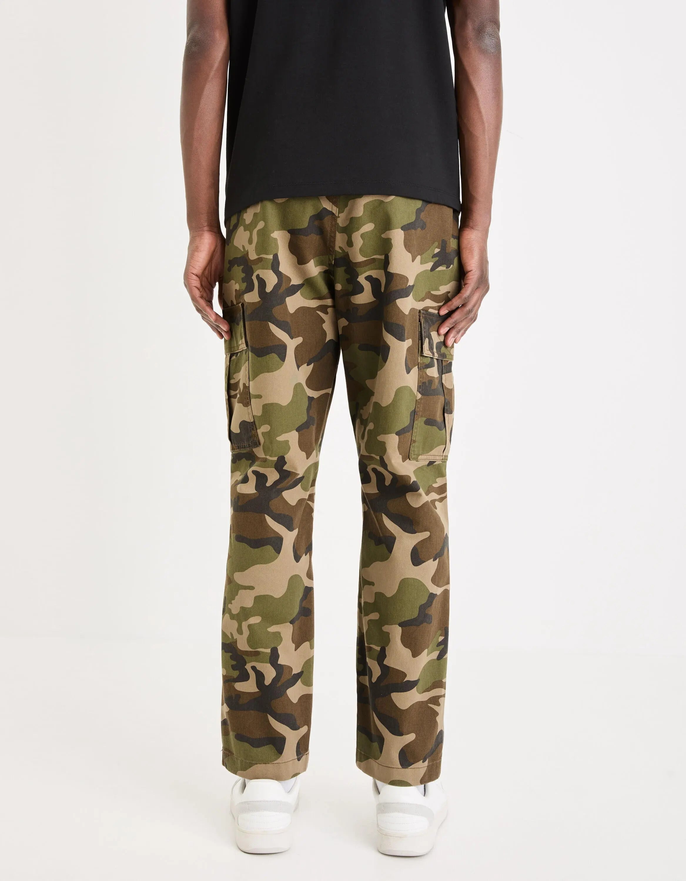 100% Cotton Cargo Pants_GOANDER_CAMOU_04