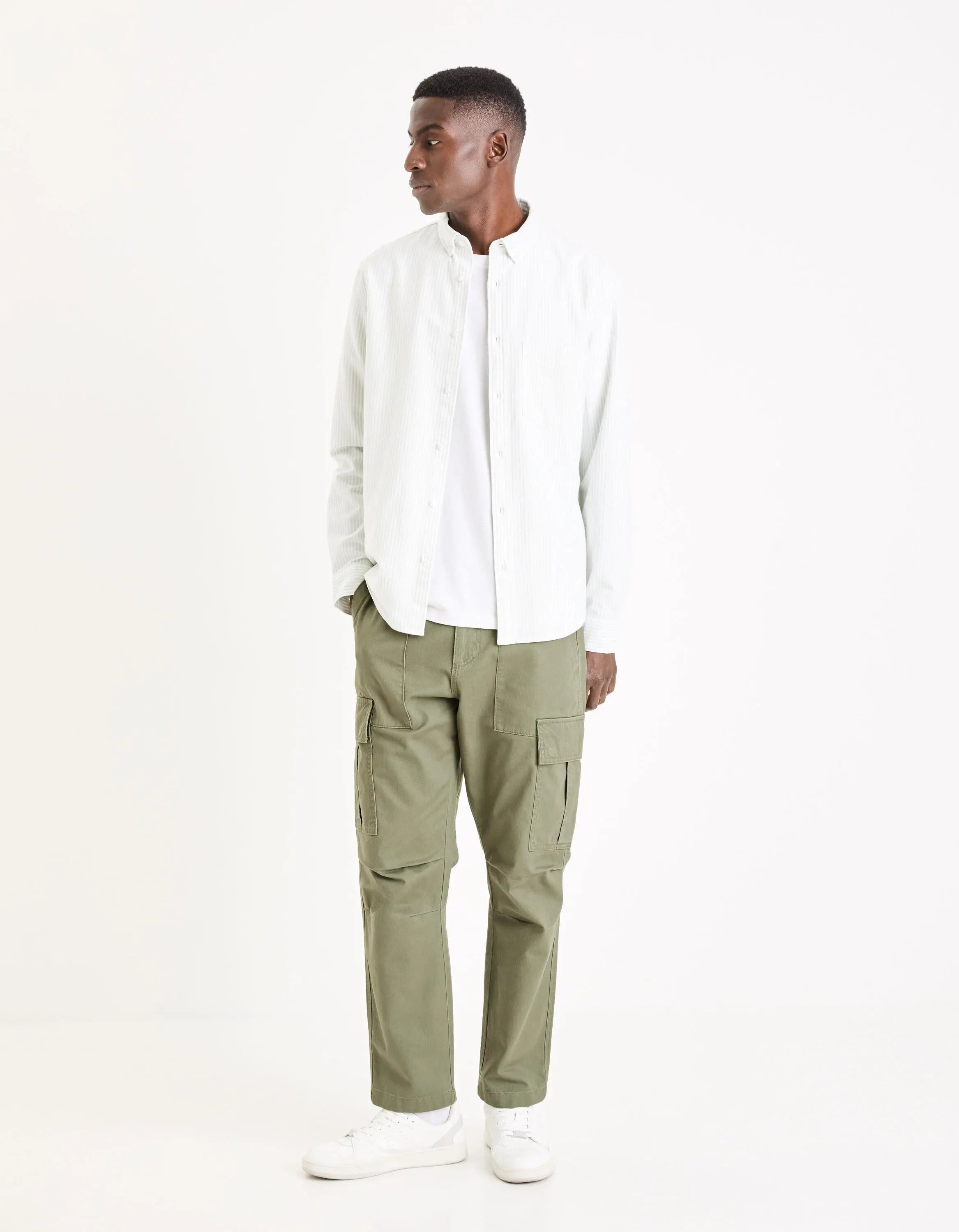 100% Cotton Cargo Pants_GOANDER_KAKI_02