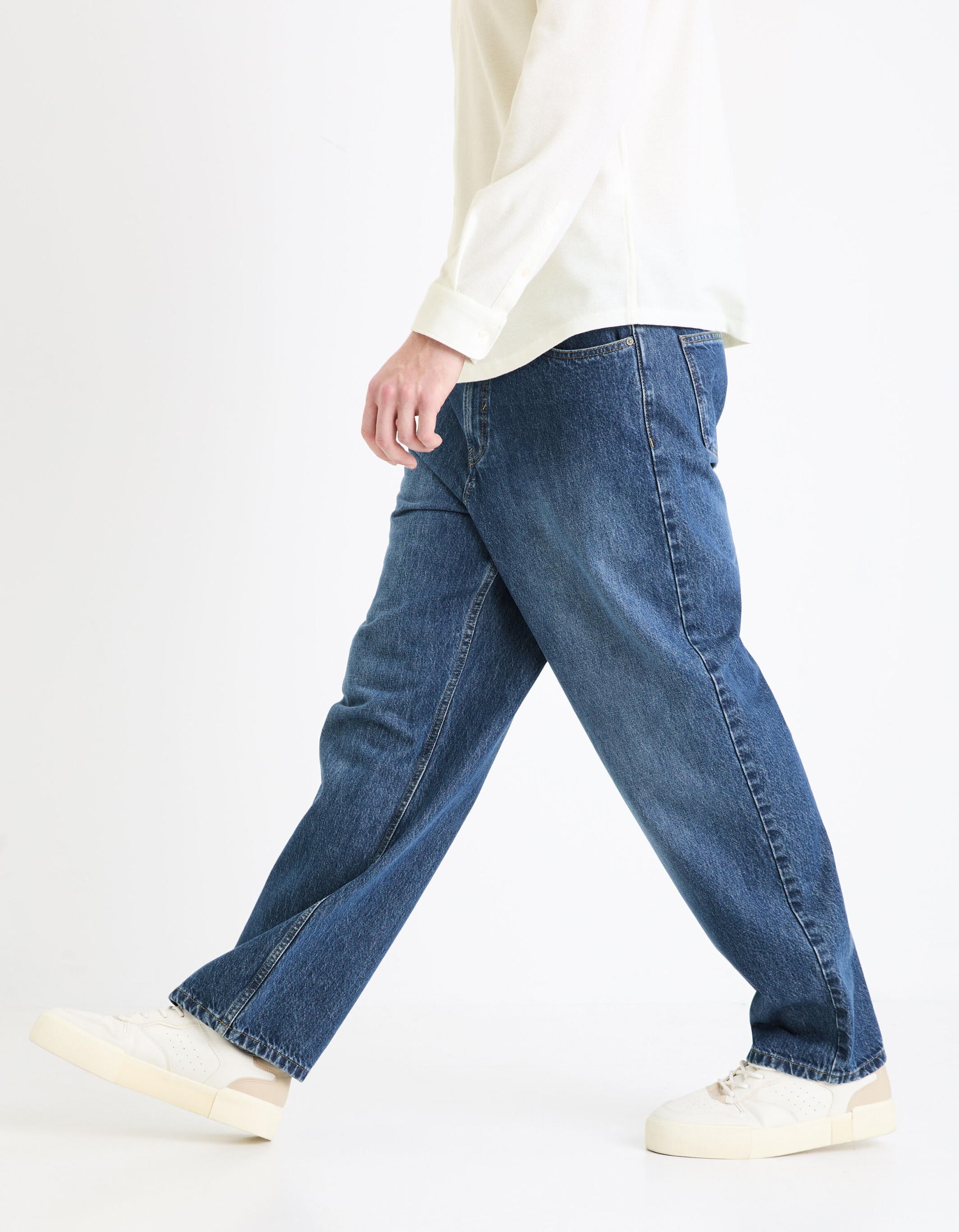 Baggy Cotton Jeans_GOBAGGY_STONE_05