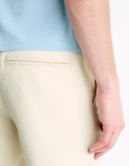 24H Stretch Cotton Bermuda Shorts_GOBELLOBM_NATURAL_06