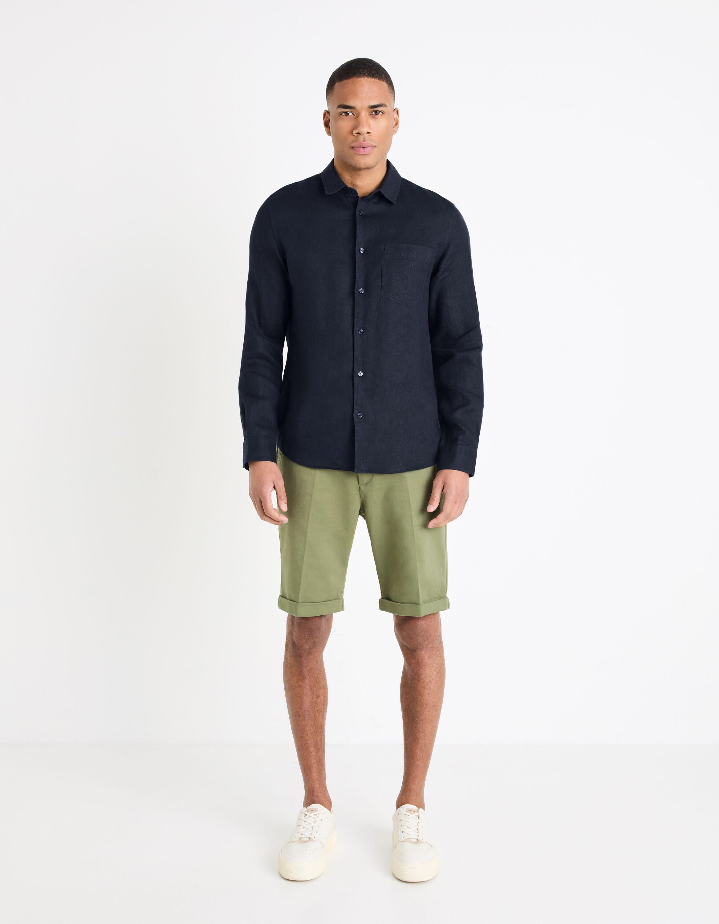 24H Stretch Cotton Bermuda Shorts_GOBELLOBM_VERT_02