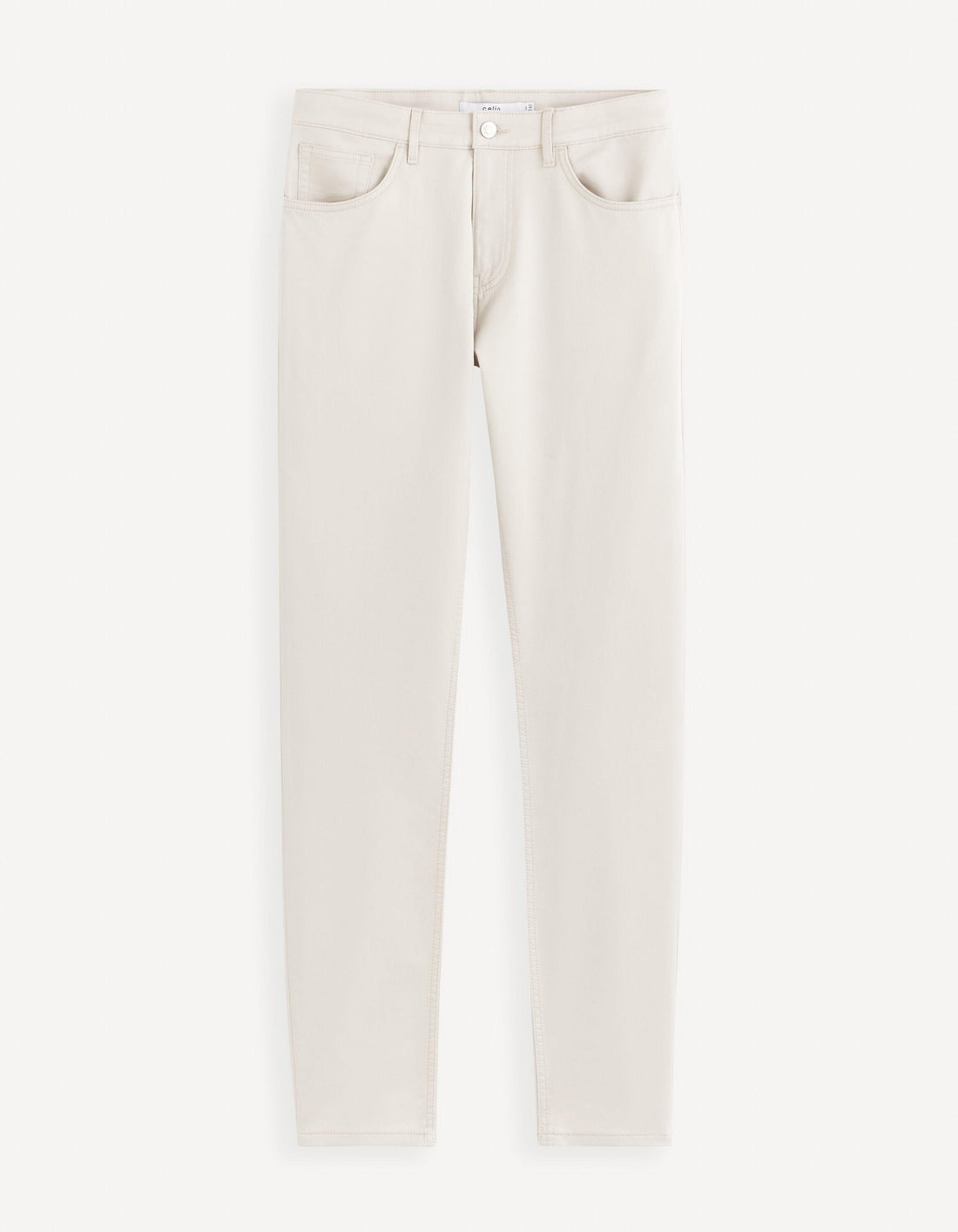 Slim Stretch Pants_GOFIVE_BEIGE CLAIR_01