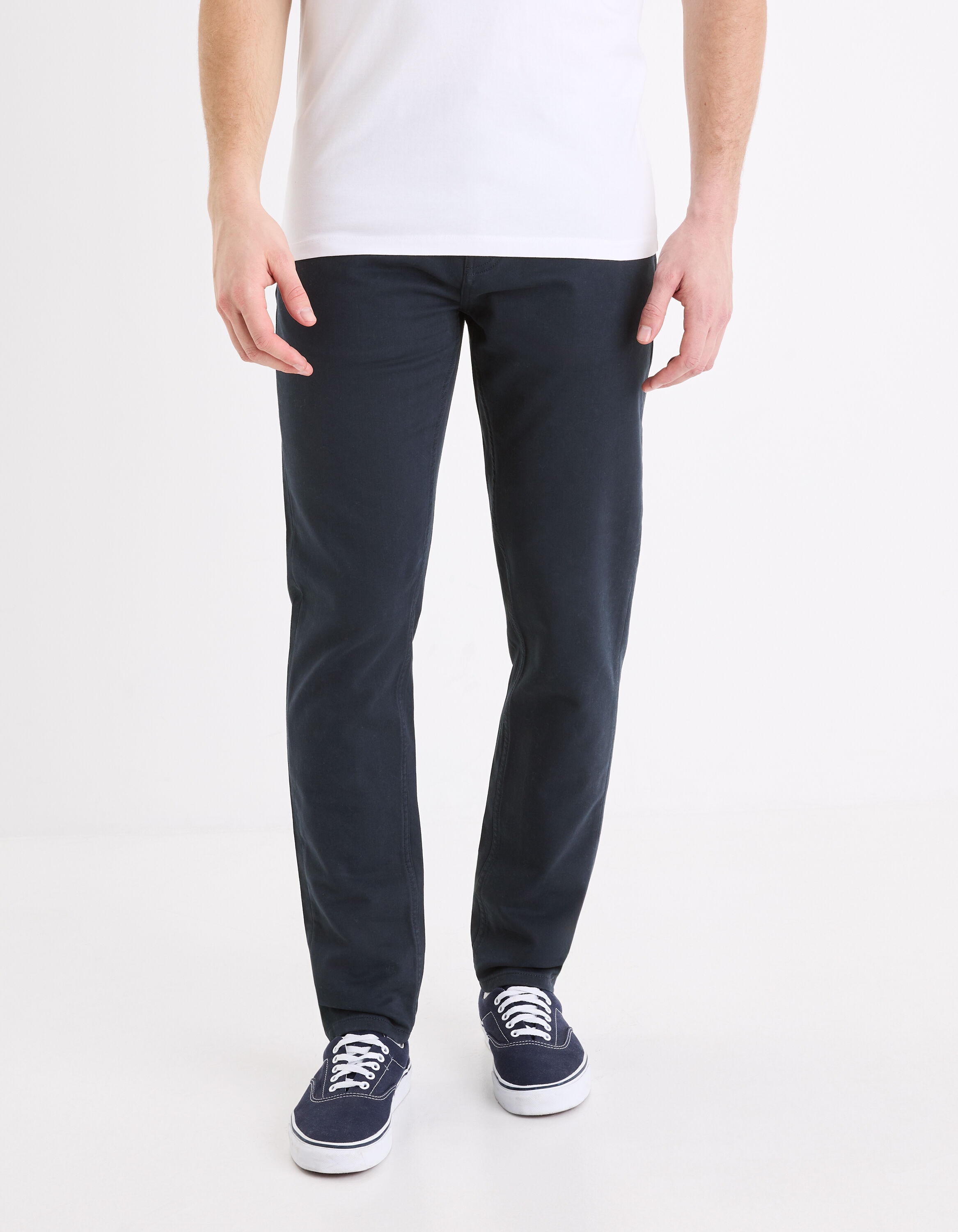 Slim Stretch Pants_GOFIVE_NAVY_03