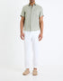 Linen Jogger Trousers - White_03