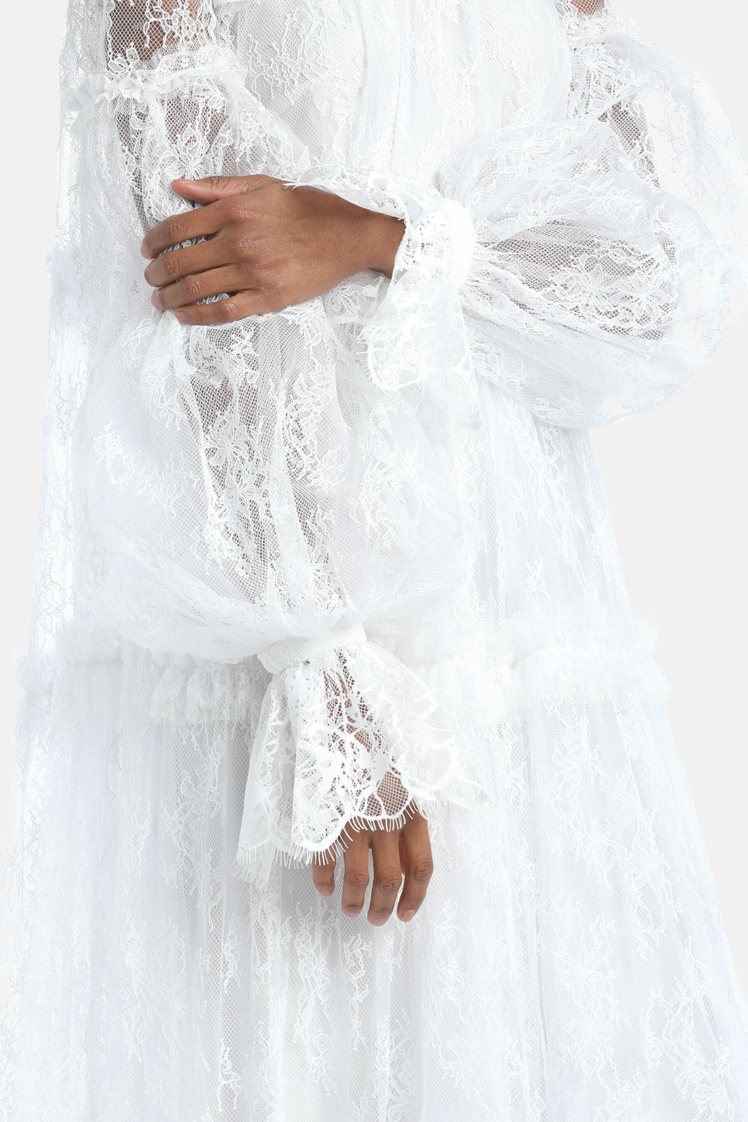 Luisa Spagnoli_Bianco/Bianco_Goniometro - Lace Long Gown Ð Fashion Show_GONIOMETRO_0201 0201_03