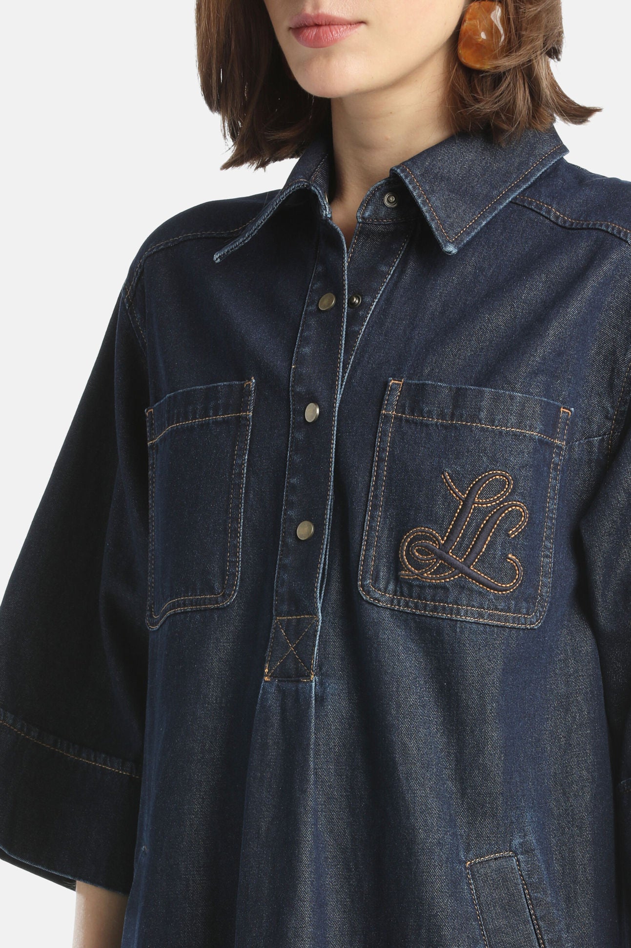 Luisa Spagnoli_Blu_Goria - Denim Minidress_GORIA_1232_04