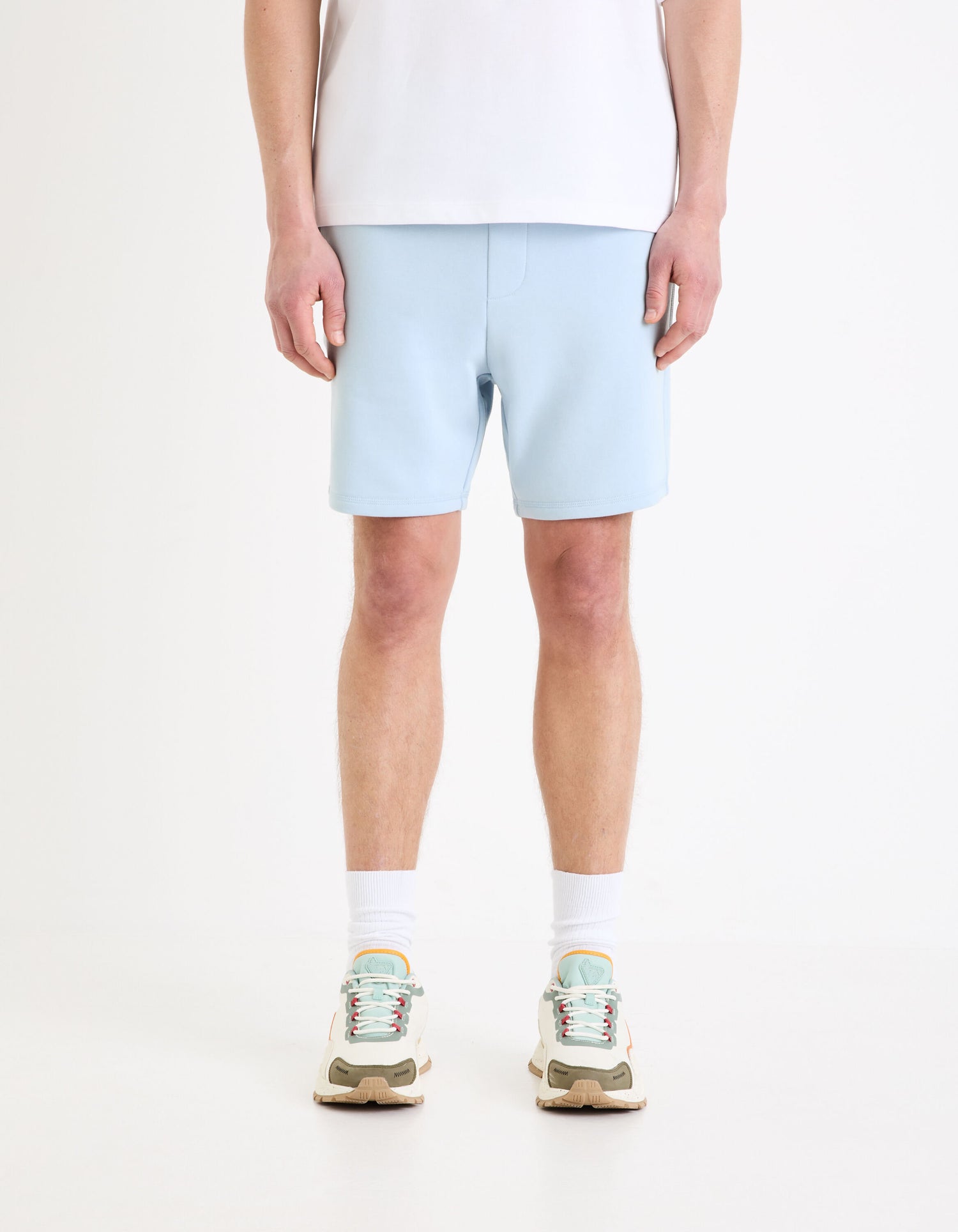 Fleece Shorts - Sky Blue_02