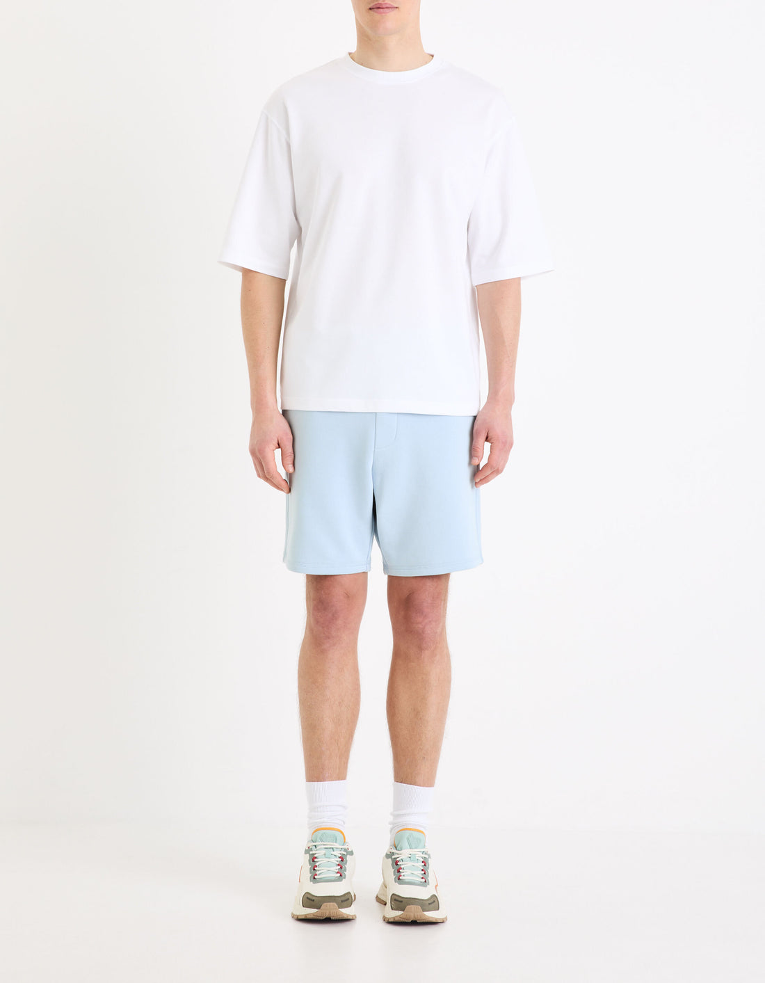 Fleece Shorts - Sky Blue_03