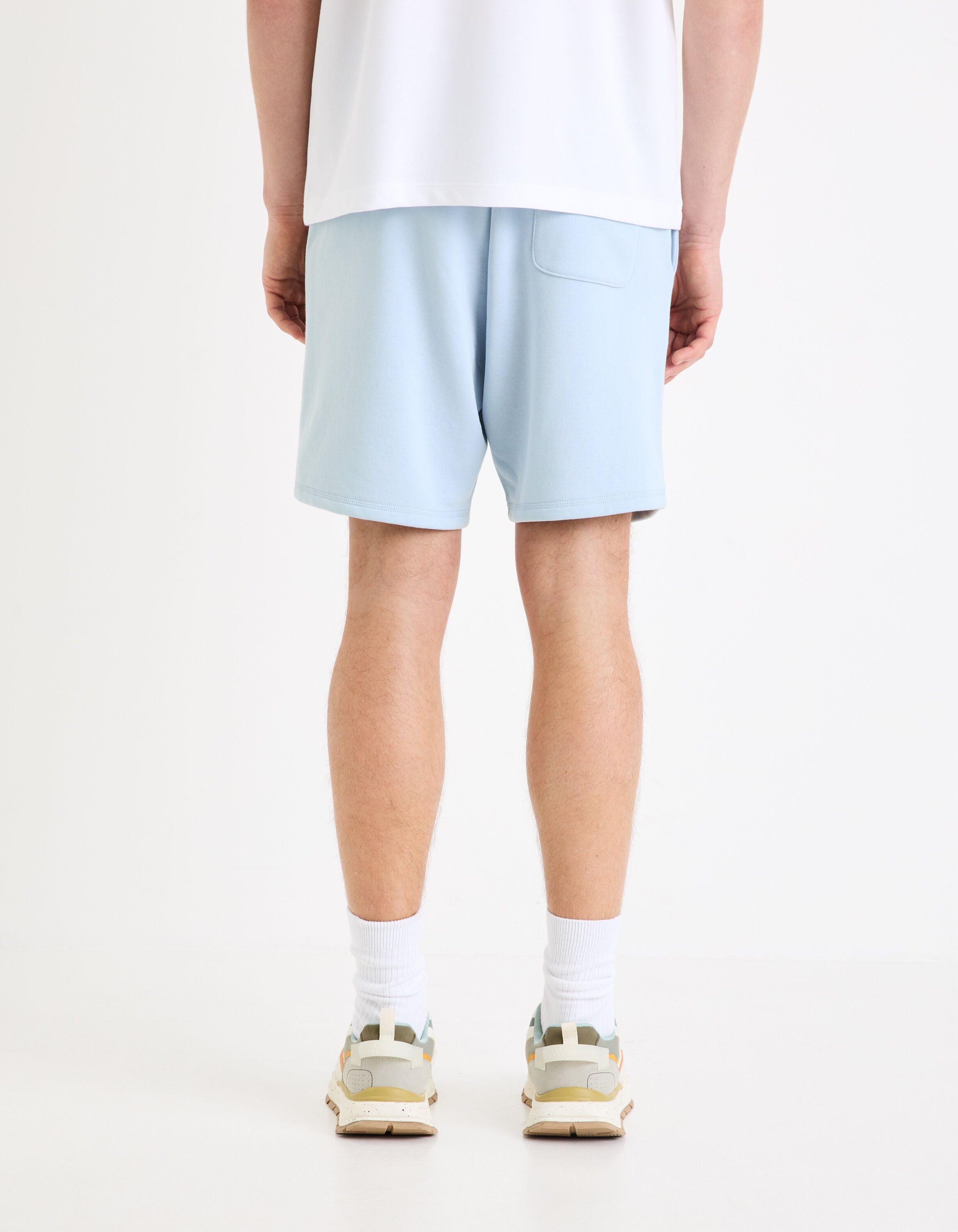 Fleece Shorts - Sky Blue_04