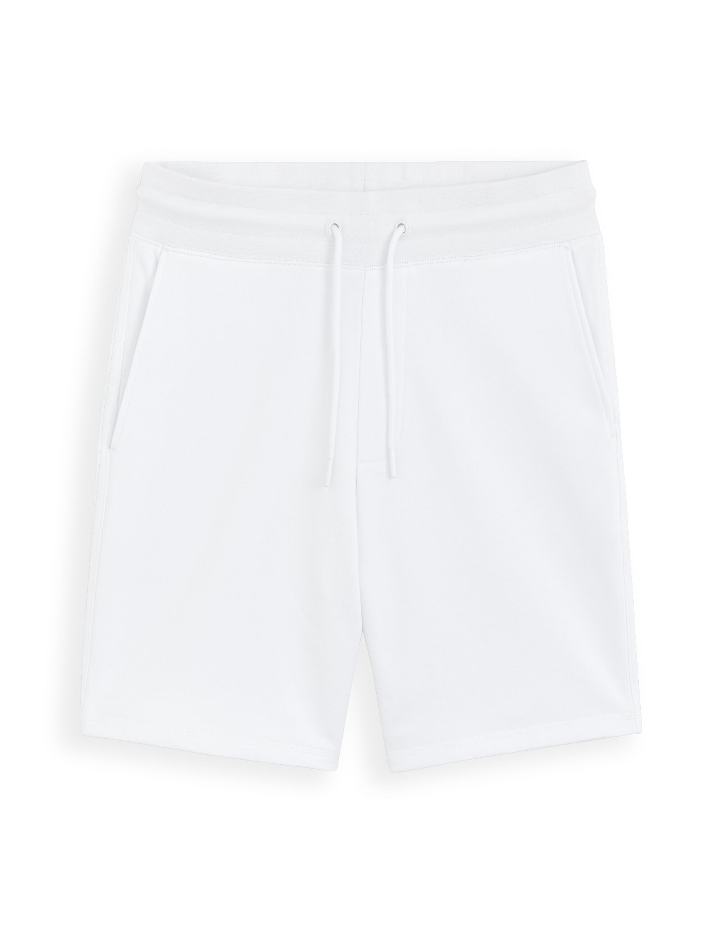 Fleece Shorts - White_01