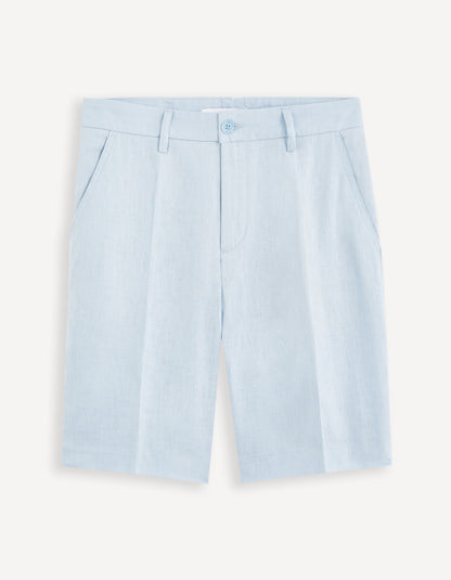 Linen Bermuda Shorts_GOSUITBM_LIGHT BLUE_01