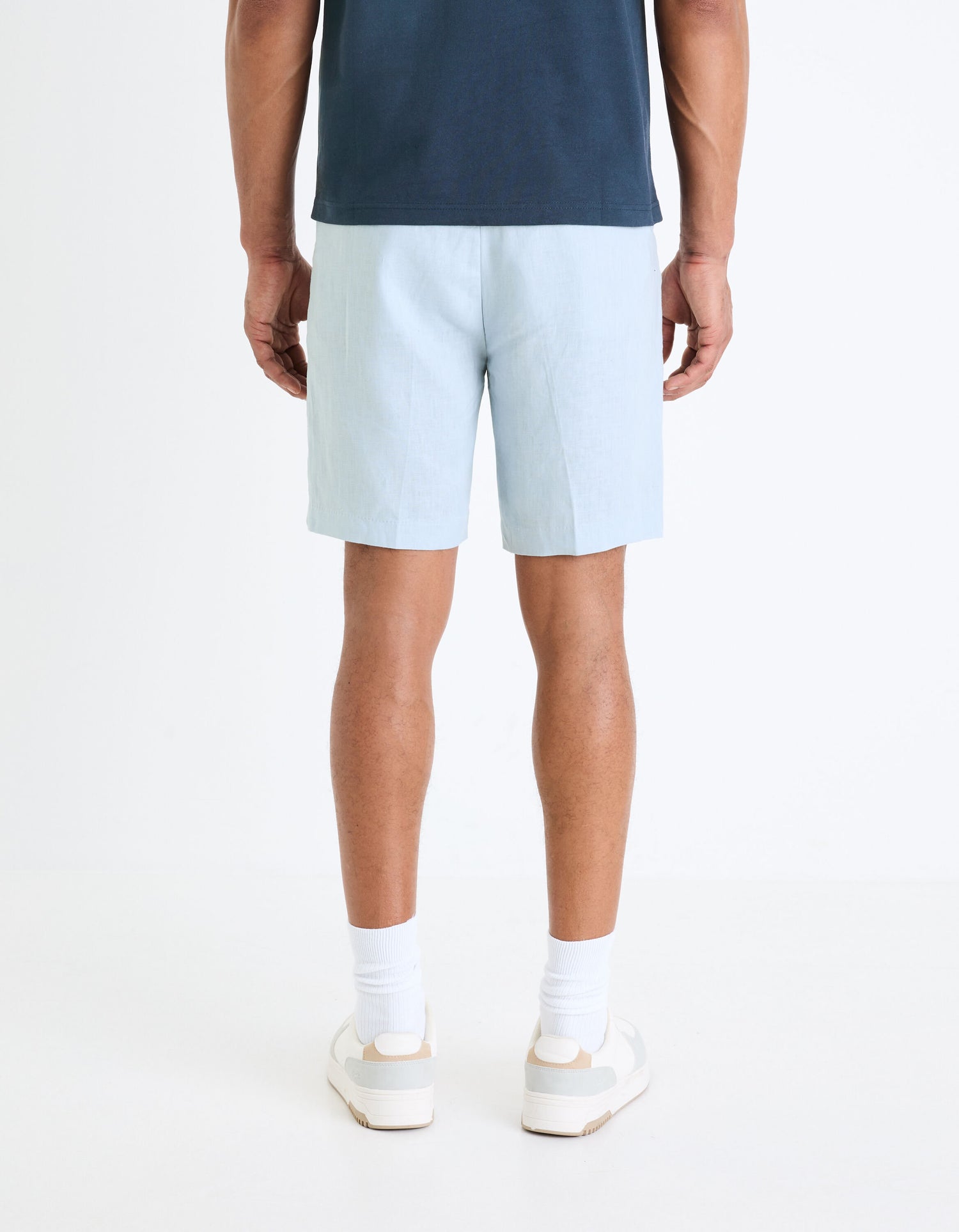 Linen Bermuda Shorts_GOSUITBM_LIGHT BLUE_03