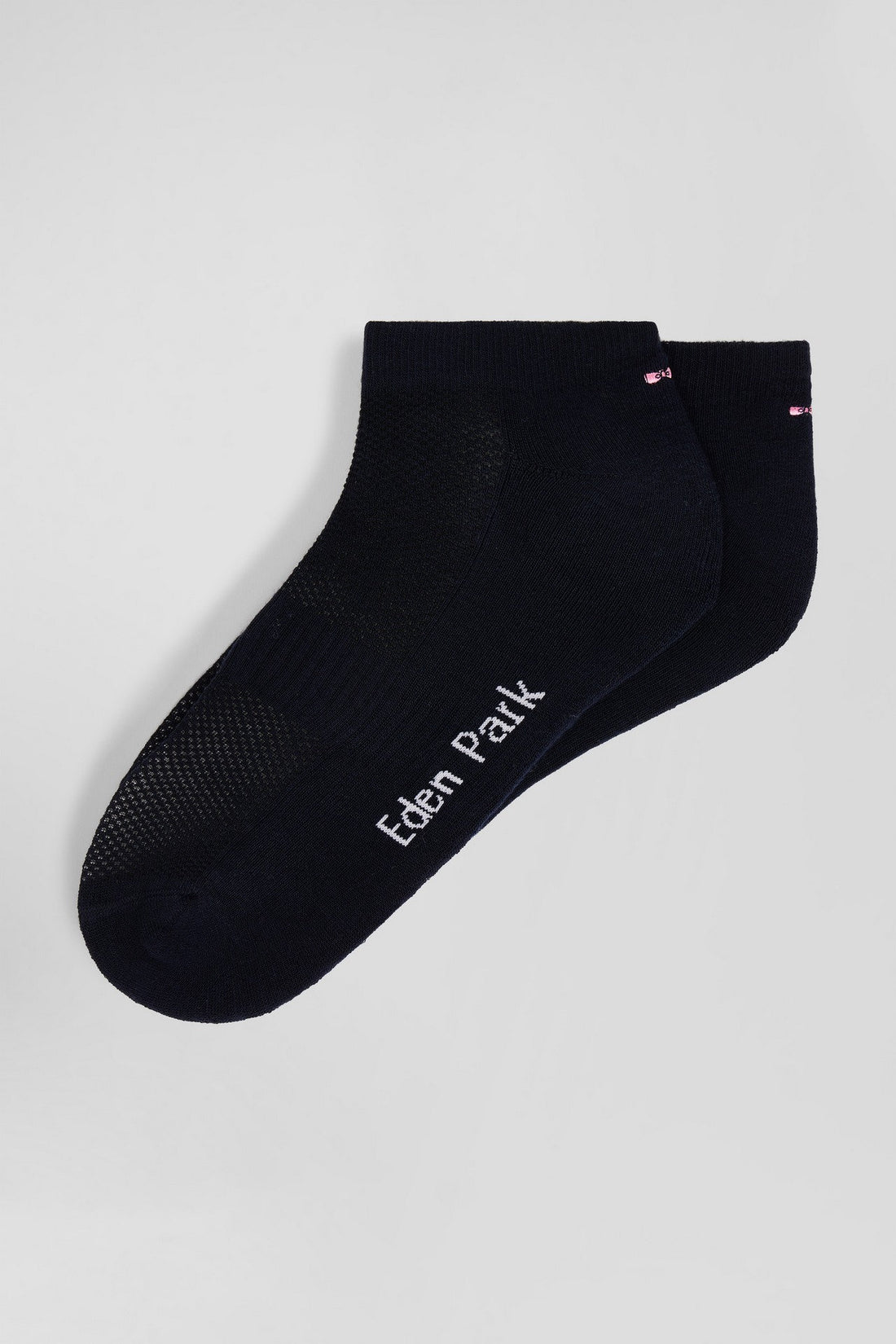 Navy Blue Stretch Cotton Low-Cut Socks_H24ACTCH0003_BLF_02