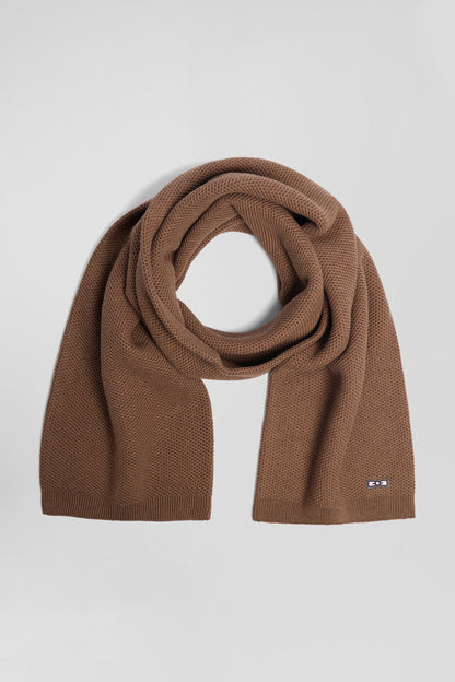 Camel Plain Cotton Scarf_H24ACTEC0002_BEF4_02