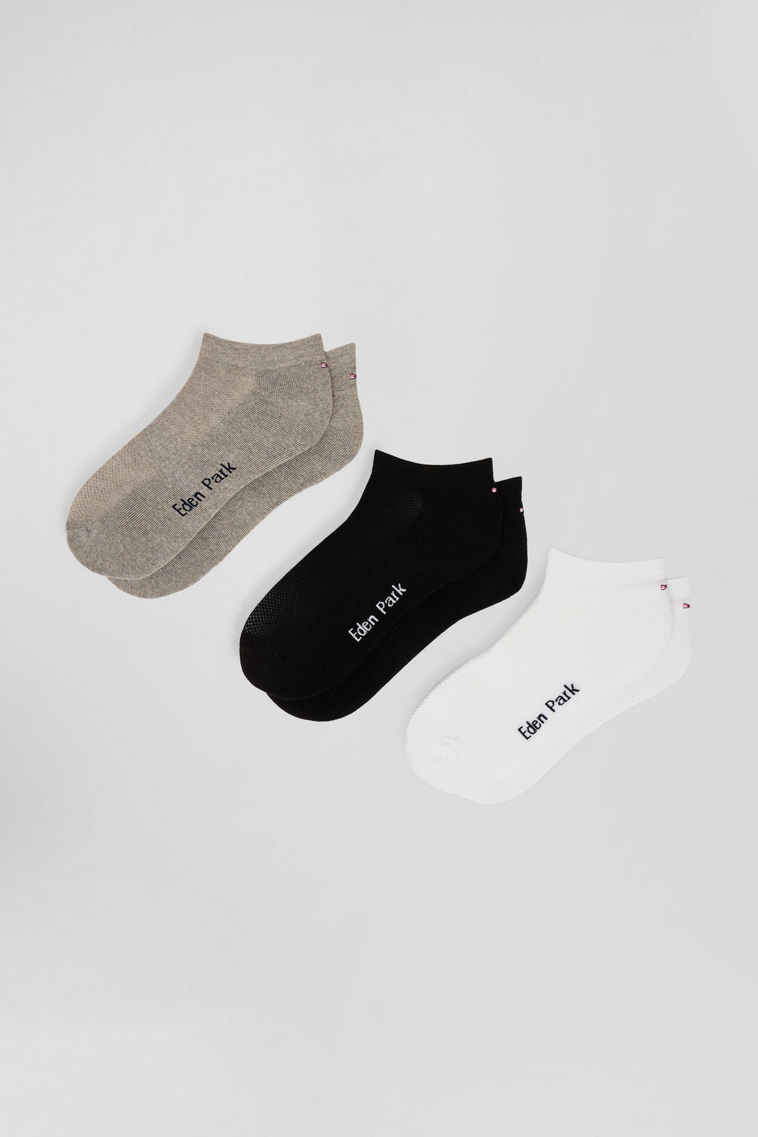 Set of 3 Pairs of Grey Mixed Cotton Socks_H24ACTPK0003_GRC_01