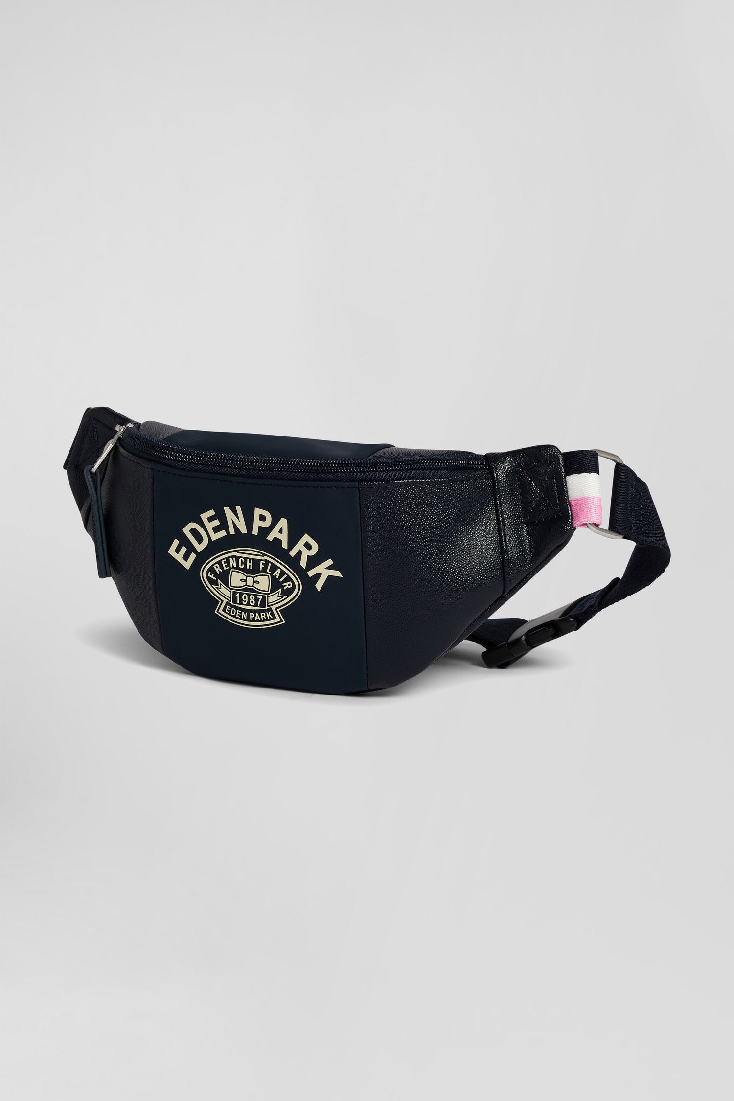 Navy Blue Waist Bag With Eden Park Screen-Print_04