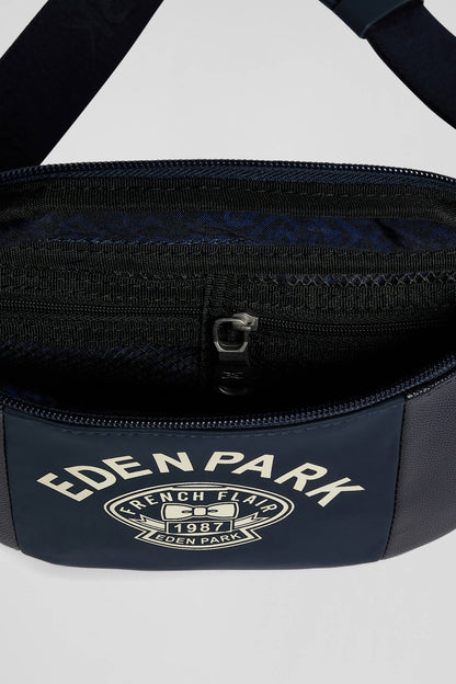 Navy Blue Waist Bag With Eden Park Screen-Print_05