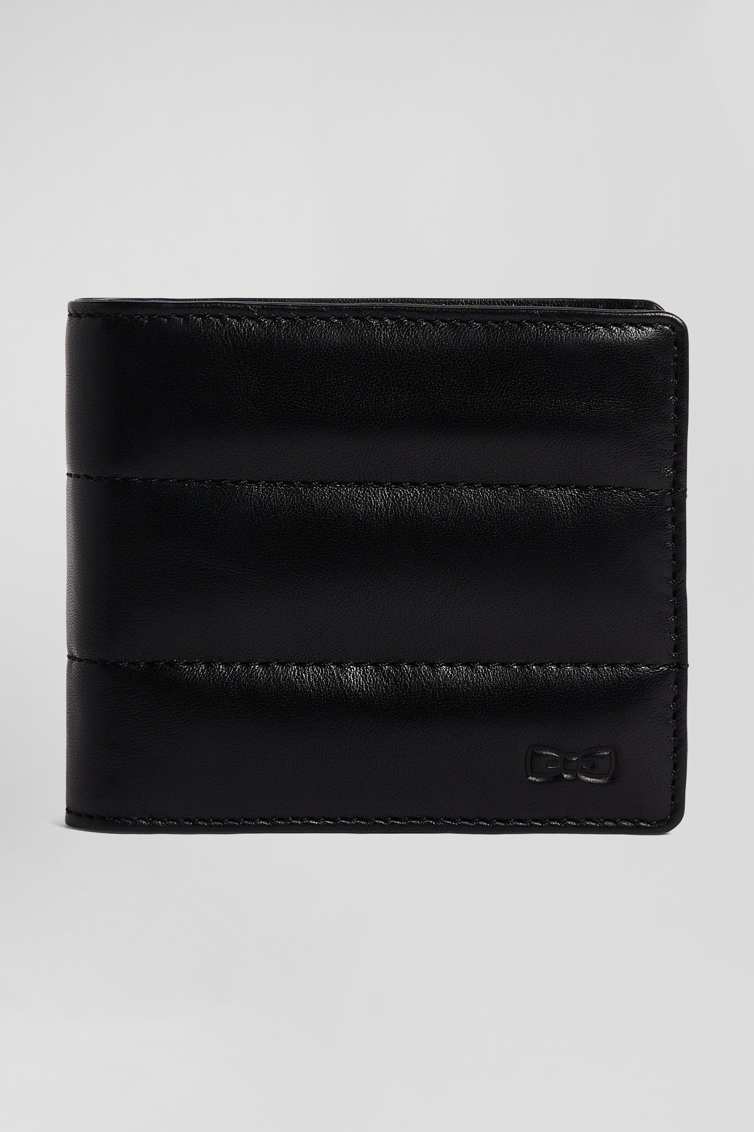 Black Quilted Leather Card Holder_01