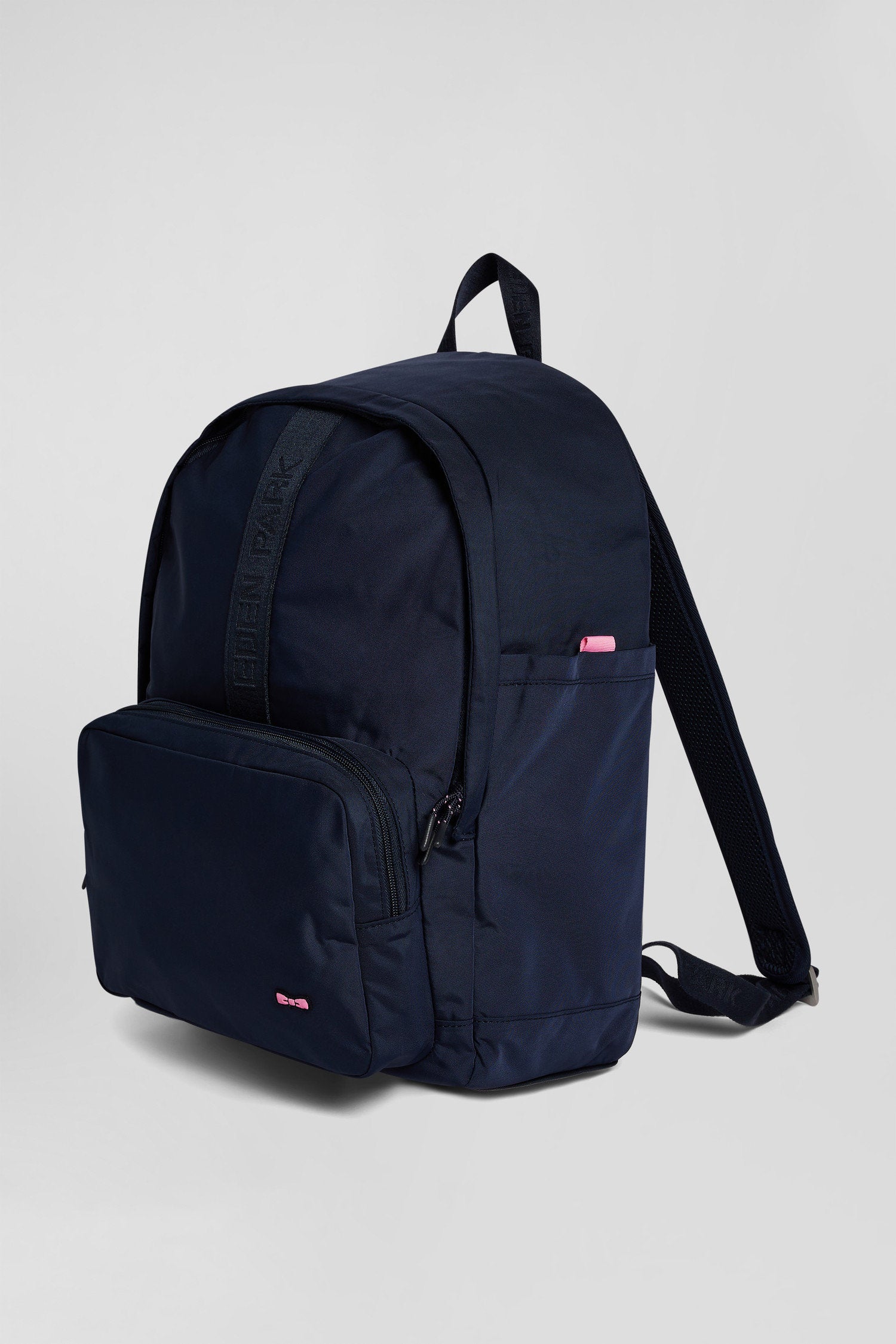 Plain Navy Blue Backpack With Eden Park Lettering_05