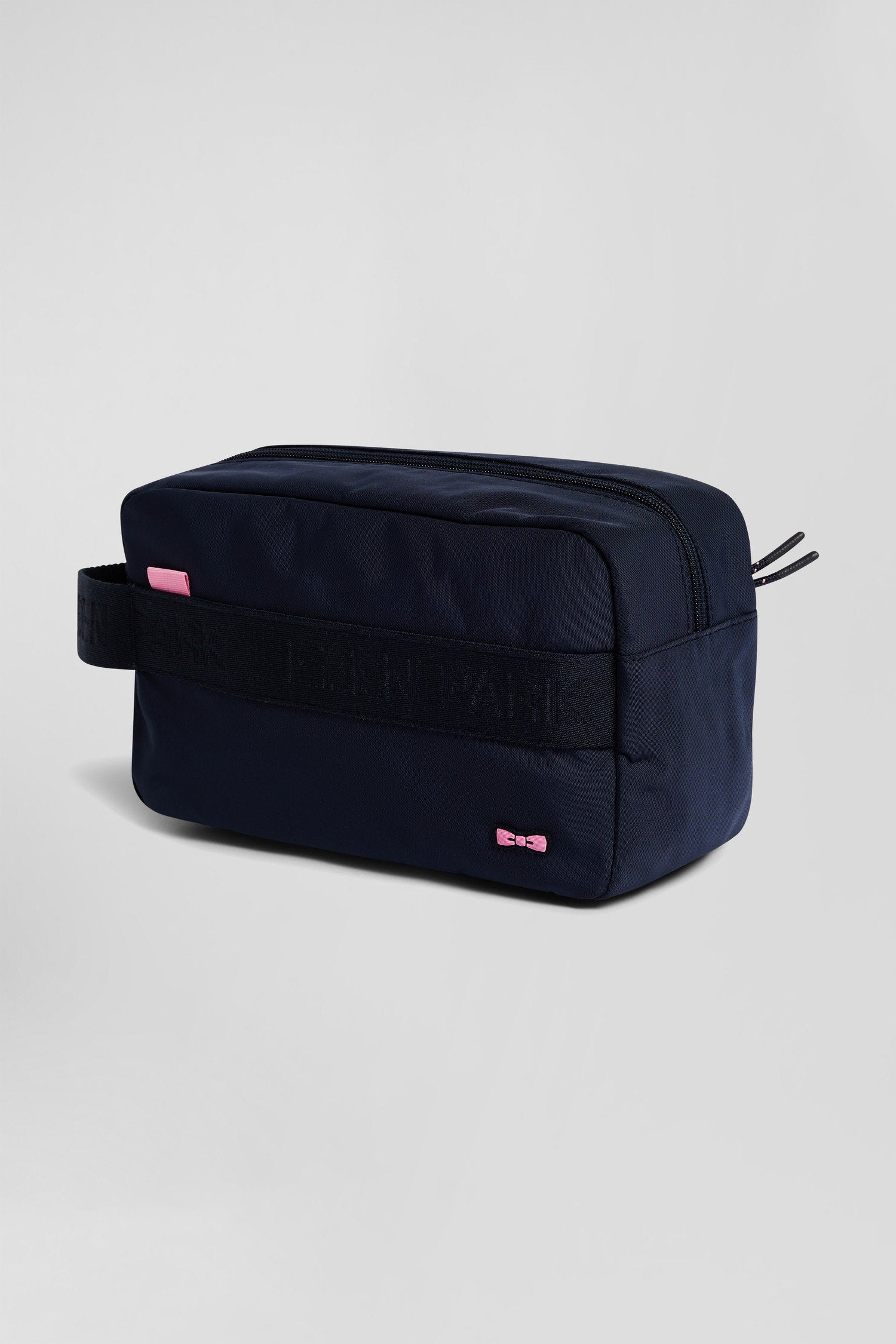 Navy Blue Jacquard Eden Park Toiletry Pouch_04