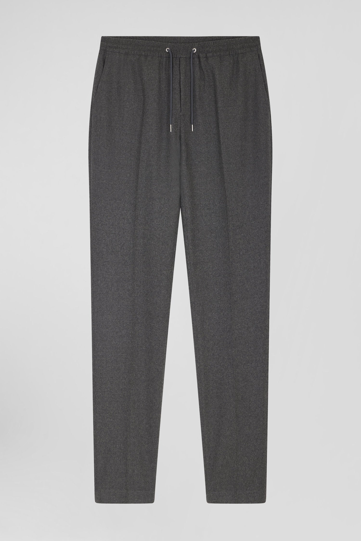 Modern Grey Elastic Waist Trousers_H24BASPA0008_GRM_03