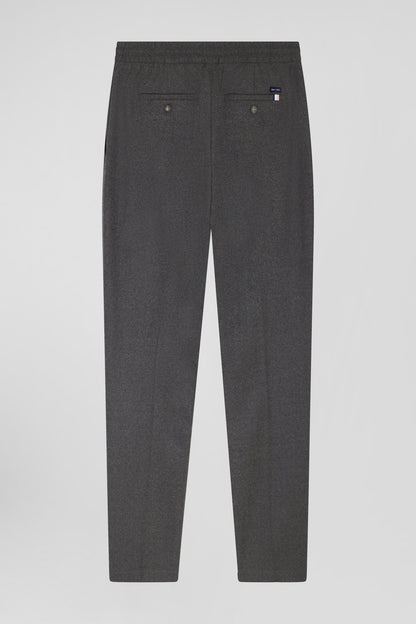 Modern Grey Elastic Waist Trousers_H24BASPA0008_GRM_05