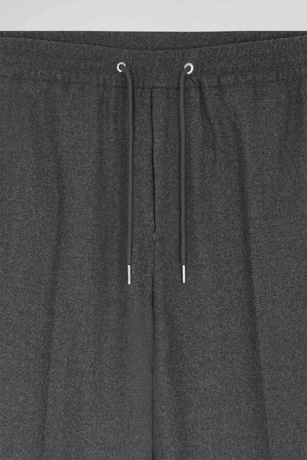 Modern Grey Elastic Waist Trousers_H24BASPA0008_GRM_08