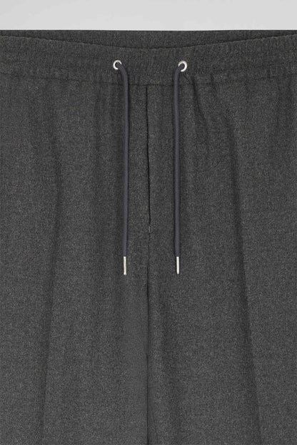 Modern Grey Elastic Waist Trousers_H24BASPA0008_GRM_08