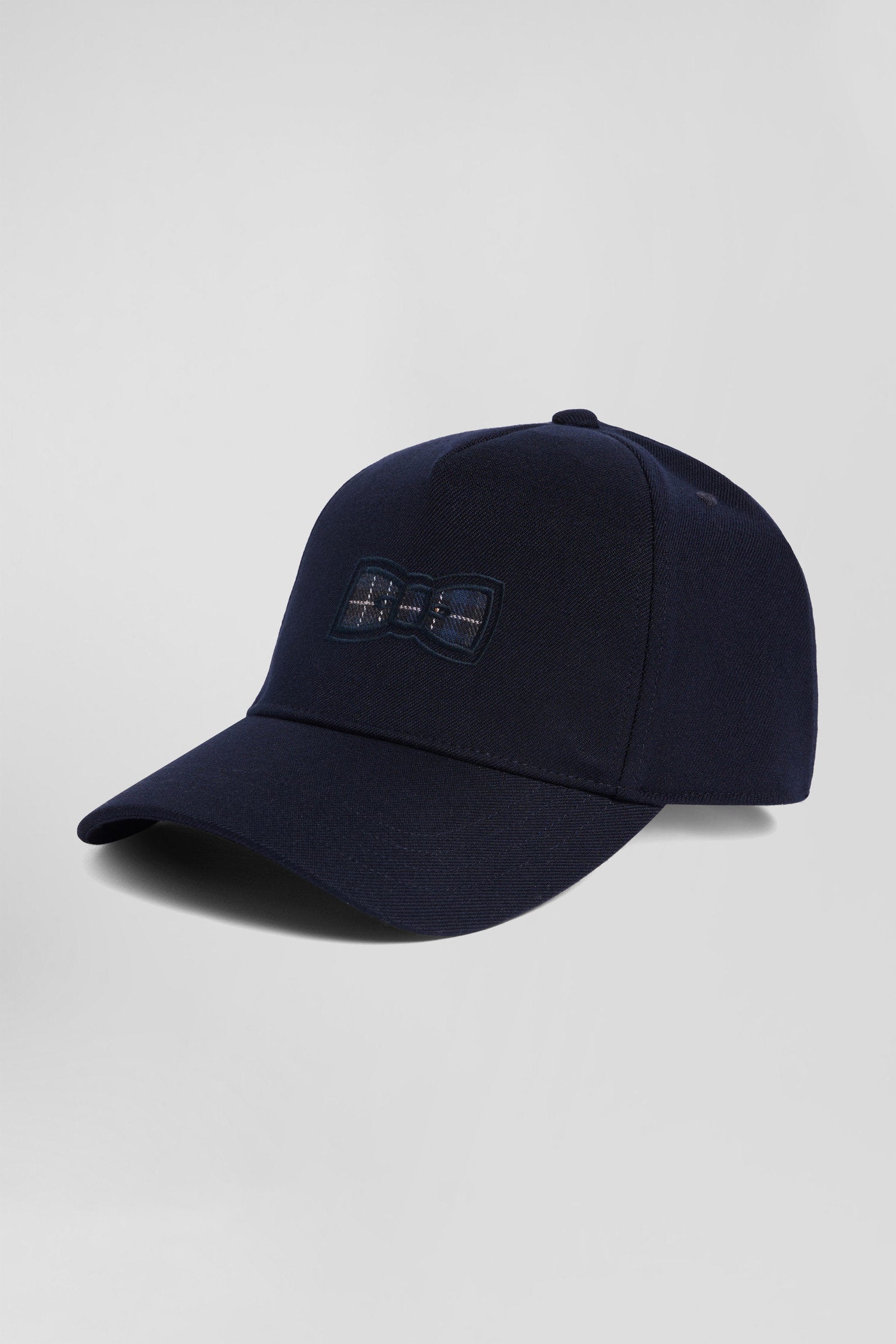 Navy Blue Cap with Bow Tie Emblem_H24CHACA0004_BLF_02