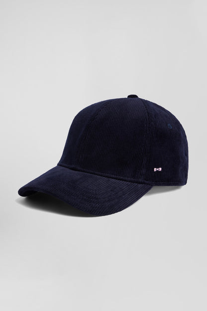 Navy Blue Corduroy Cap_02