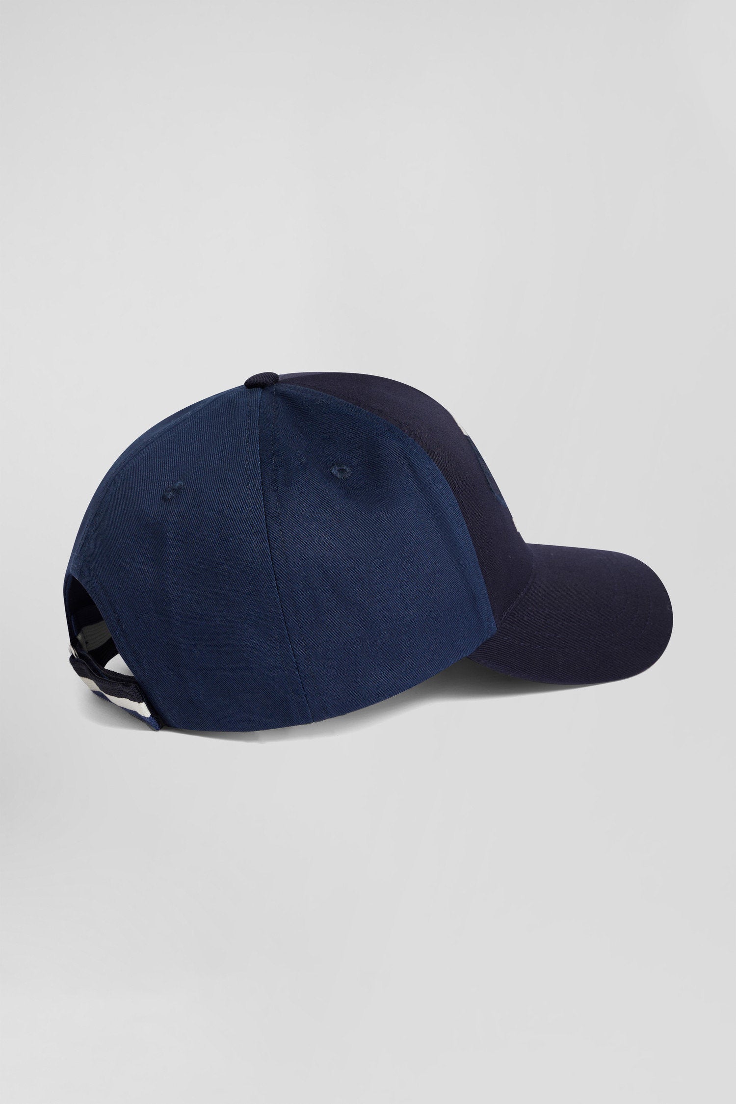 Dark Blue Bicolour Cotton Cap_03