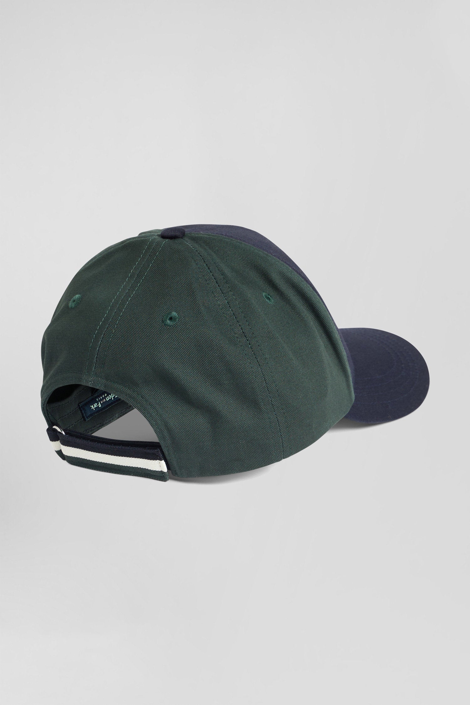 Green Bicolour Cotton Cap_02