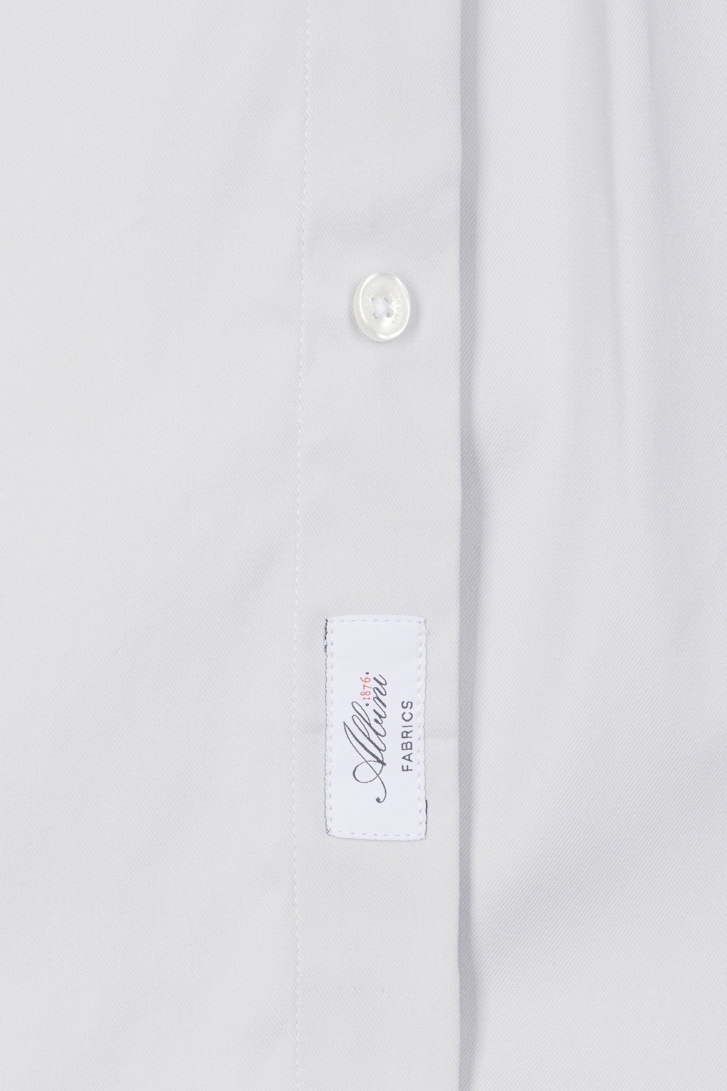 Regular Plain Grey Mixed Stretch Cotton Shirt_08